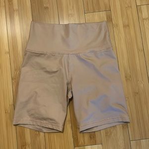 Metallic biker shorts size medium